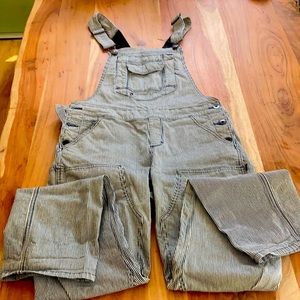 Dovetail workwear striped overalls